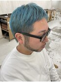 ダブルカラーでミントグリーン