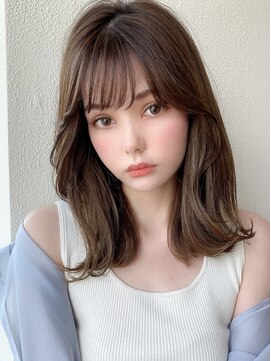 シルクレイ 高田馬場(Silk-lei) 外ハネロブ簡単スタイリング顔まわりレイヤー20代30代高田馬場