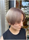 kisai BUZZ* 西川史浩 マッシュショート/ミルクティーベージュ