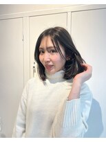シダ(sida SAIIN)&nbsp;20代30代韓国風ボブナチュラルスタイル
