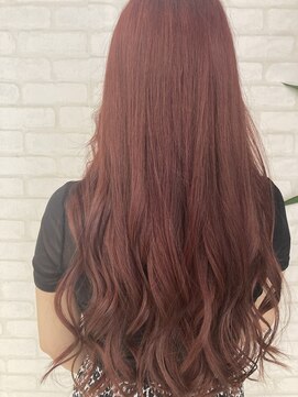 ビス ヘア アンド ビューティー 西新井店(Vis Hair＆Beauty) 10代20代大人気ピンクレッド