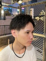 フジヤマ バーバー ショップ(FUJIYAMA BARBER SHOP)&nbsp;ピンツイストパーマ／ロクヨンパート