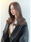 ロングヘア　前髪なし［＃渋谷駅＃韓国＃髪質改善］