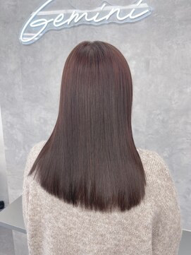 ジェミニ 大津 瀬田店(Gemini) 魅力倍増カールセミディシアーカラー姫カットショートヘア