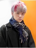 メンズヘア　ブリーチカラー　デザインカラー　天神大名