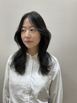ヘアーライズ 池袋東口店(hair RISE) レイヤーカット韓国風ストレートアイロンセット波巻き風