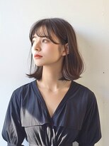 エミイ 鎌倉(eMii.) 髪質改善ネビージュ艶感ボブ20代30代40代