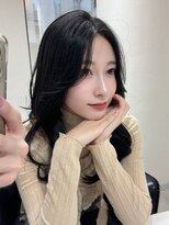 クレム 博多駅店(ChLem)&nbsp;顔まわりレイヤー 艶カラー 暗髪 韓国風 髪質改善 福岡美容室