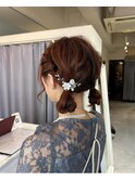ツインお団子ヘア