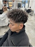 ホワイトツイストジェットモヒカン　【KOUNA】