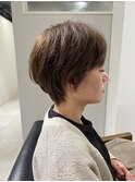 周りから褒められるマッシュショートヘア