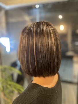 リットバイディア 茅ヶ崎(Lit by diar) 茅ヶ崎/ハイライト/髪質改善/白髪ぼかし/ショート/ボブ/レイヤー