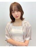 レイヤーボブ×外ハネスタイル