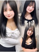 ブルーブラック/ワイドバング/美髪のススメ/外ハネボブ/北九州/