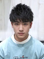 ブロッサム 東中野店&nbsp;30代◎ワイルド ショート ツイスパアップバング×刈り上げ