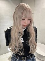 ペレ アネックス 大阪梅田茶屋町店(PELE ANNEX)&nbsp;くびれヘア/アプリコットオレンジ/夏のヘアアレンジ/梅田