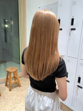 セイドット オモテサンドウ(Say. omotesando) Say.ロングレイヤーミルクティーベージュハイトーン表参道青山