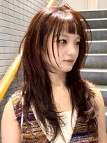 ワンズ リー 上大岡店(One's ly)&nbsp;ハッシュカット暗めカラーフェイスフレーミング/デザインカラー