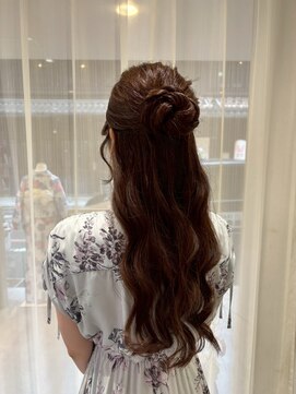 パトゥ 烏丸(patou) お団子ハーフアップ