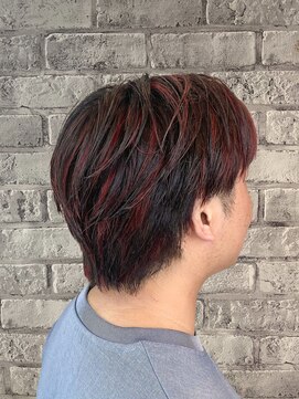 メンズプライマル(Men’s PRIMAL) MEN’S/フェザーパーマ/サーフカール/刈り上げセンターパート