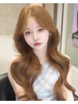 黒髪/クラゲヘアー/オリーブグレー/小顔/ココアベージュ/渋谷