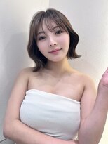 シー バイ ロンド 新宿(Sea by Lond)&nbsp;暗髪×韓国風くびれボブ[髪質改善/レイヤーボブ/10代20代30代]