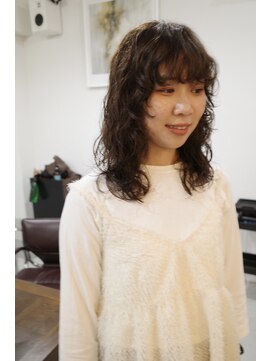 ミディアムパーマ