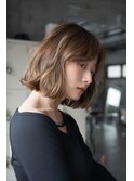 ボブパーマ、パーマゆるめ、ニュアンスパーマ、ゆるめパーマボブ