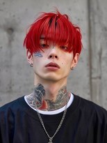 イル(iLe.)&nbsp;MEN’S HAIR/サーフカール/刈り上げセンターパート/ブリーチ