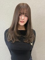 シーク 天神(SEEK)&nbsp;レイヤーカット/ブラウンベージュカラー/オリーブ/韓国ヘア