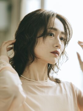 エス ヘアサロン キタハマ(S kitahama) ミディアムウルフパーマ