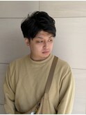 アップバングショート/大人/男子/短髪/ビジネス/校則OK