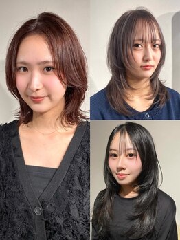 エイム(A-im)の写真/《流行のレイヤーカットで、上品で大人可愛い印象に♪顔まわりも可愛く小顔も叶えます!【札幌/麻生】》