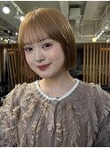 ◎タッセルカットサイドバングタンバルモリ韓国ボブ