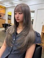 エンネ 新宿(enne)&nbsp;ミルクティーグレージュ×ロングレイヤー