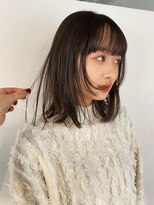 ベンジー 薬院大通店(benji)&nbsp;ミディアムレイヤー/顔周りレイヤー/ブラウンカラー
