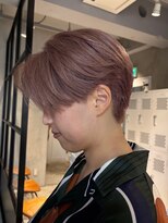 エリマ 調布(elima)&nbsp;調布ダブルカラーハンサムショートカットベージュアッシュカラー