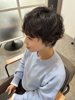 ルウ いわき泉店(Ruu)の写真/ショートからロングまでニュアンスパーマ、SNSで大人気の韓国風パーマで、朝の時短ヘアが叶う◎
