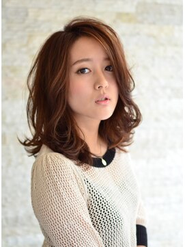 グラス(grass) ラフなニュアンスミディ