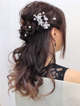 美容室 びゃんびゃん 社店 お呼ばれヘアアレンジ