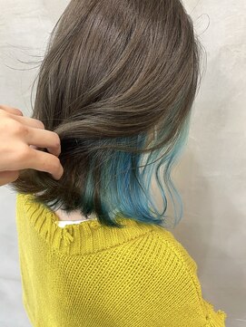 ペスカ 札幌大通店(pesca) 小顔/オリーブカラー/ハイライトカラー/セミウェットウェーブ/2