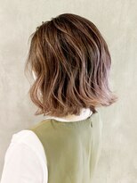 アイティーバイアルバム 藤沢店(IT by ALBUM)&nbsp;グランジボブ_ココアブラウンフリンジウェーブ_ba300591