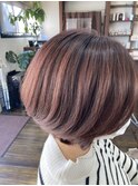おとなショート ピンク
