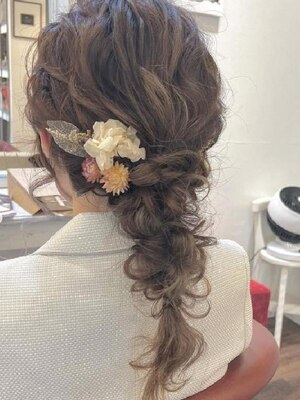 特別な1日をもっと華やかに♪シーンに合わせた、あなたに似合うヘアアレンジをご提案いたします＊