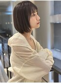 モードヘアミディアム×美髪【髪質改善/縮毛矯正】