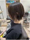 外ハネミニボブスタイル