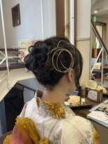 コアフィールフィス(COIFFURE fils)&nbsp;新規お得クーポンあり【見附　今町】浴衣ヘアスタイル