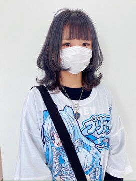 ギグスダブル 栄店(gigs double) カールウルフ/パープルアッシュ