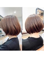エトネ ヘアーサロン 仙台駅前(eTONe hair salon) 大人女性30代40代スタイル☆前下がりボブ