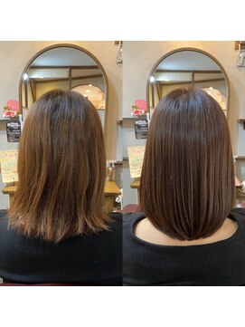 アコット(Acot) ツヤ髪トリートメントの仕上がり